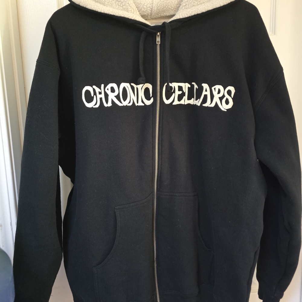 Black Zip Up Sweater for Men